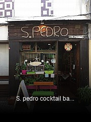 S. pedro cocktail bar and restaurant